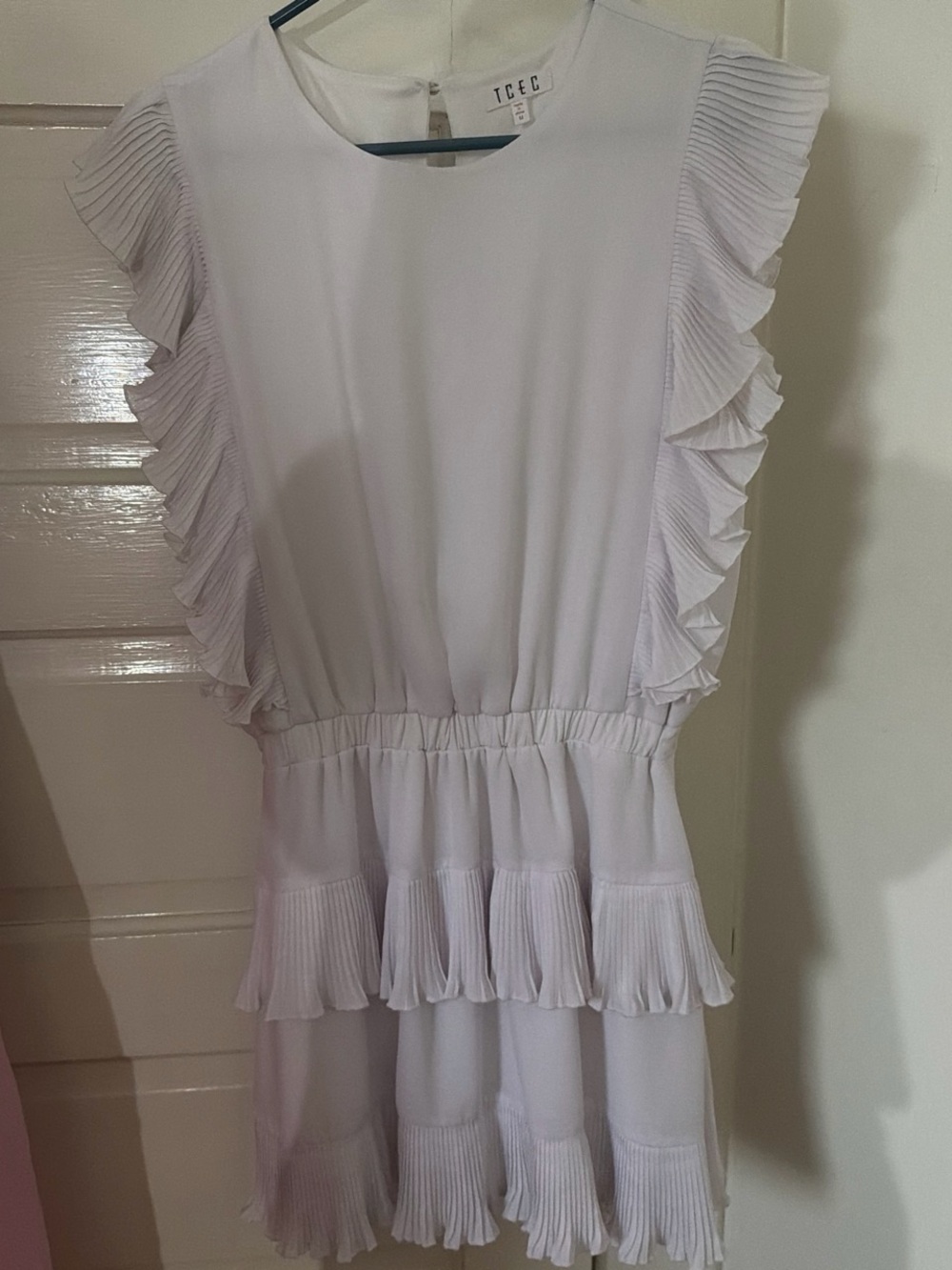 TCEC Lavender Ruffled Mini Dress - Picture 2 of 5